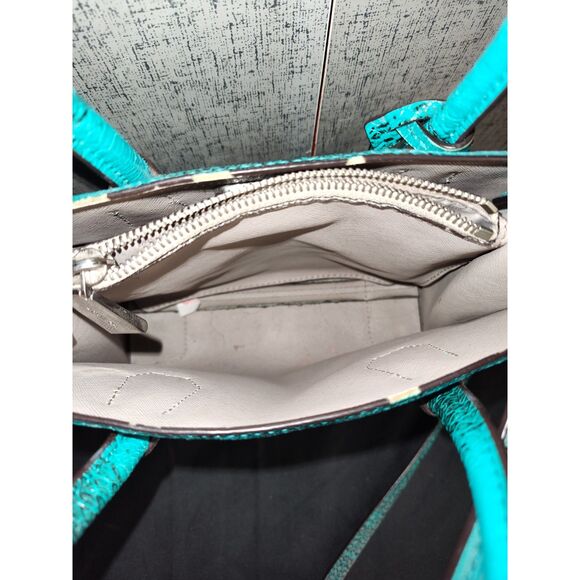 Michael Kors Mercer Embossed Leather Crossbody Bag - Picture 9 of 9